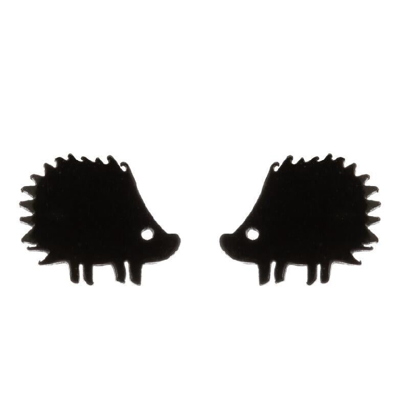 Simple Style Animal Stainless Steel Hollow Out Ear Studs 1 Pair