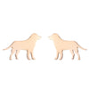 Simple Style Animal Stainless Steel Hollow Out Ear Studs 1 Pair