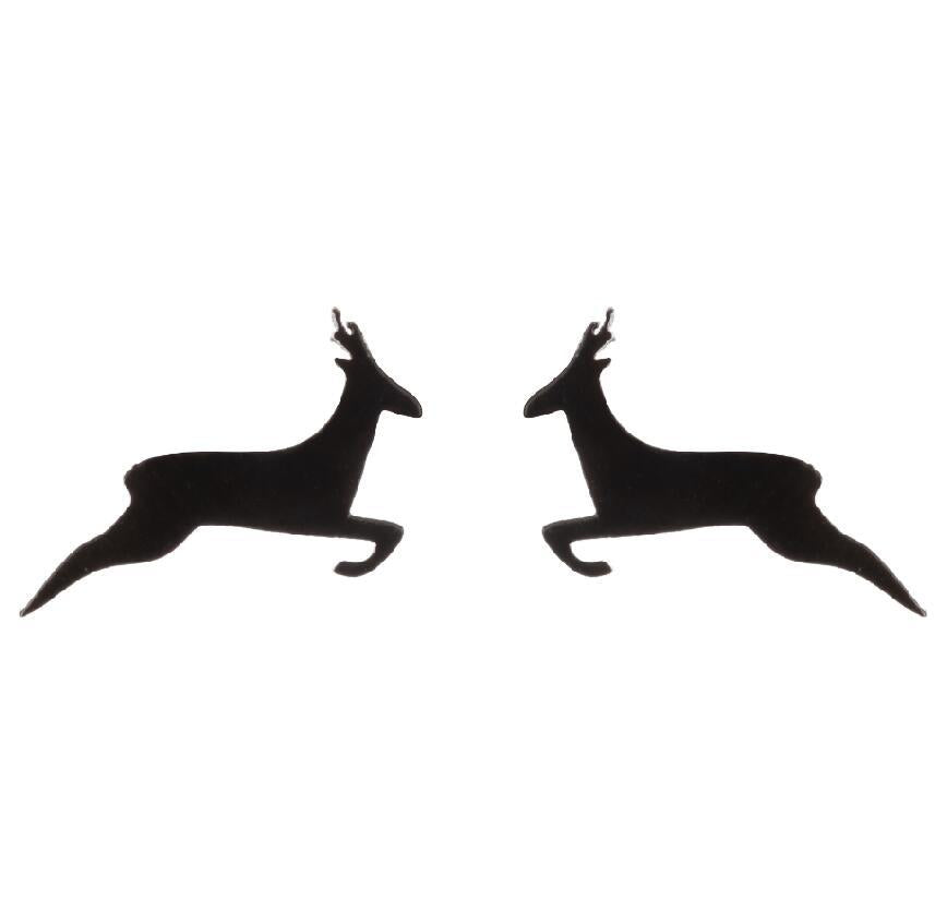 Simple Style Animal Stainless Steel Hollow Out Ear Studs 1 Pair