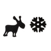 Women's Simple Style Animal Snowflake Stainless Steel No Inlaid Ear Studs Stainless Steel Earrings