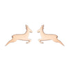 Simple Style Animal Stainless Steel Hollow Out Ear Studs 1 Pair