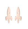 1 Pair Simple Style Ice Cream Stainless Steel Plating Ear Studs