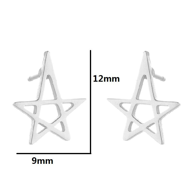 1 Pair Simple Style Sun Stainless Steel Plating Ear Studs