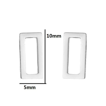 1 Pair Simple Style Sun Stainless Steel Plating Ear Studs