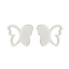 1 Pair Simple Style Solid Color Stainless Steel Plating Gold Plated Ear Studs