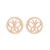 1 Pair Simple Style Solid Color Stainless Steel Plating Gold Plated Ear Studs