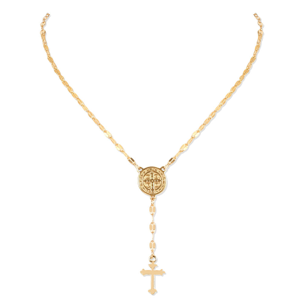 Fashion Cross Alloy Plating Necklace