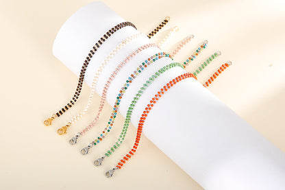 Wholesale Jewelry Bohemian Style Color Gravel Stainless Steel Bracelet Gooddiy