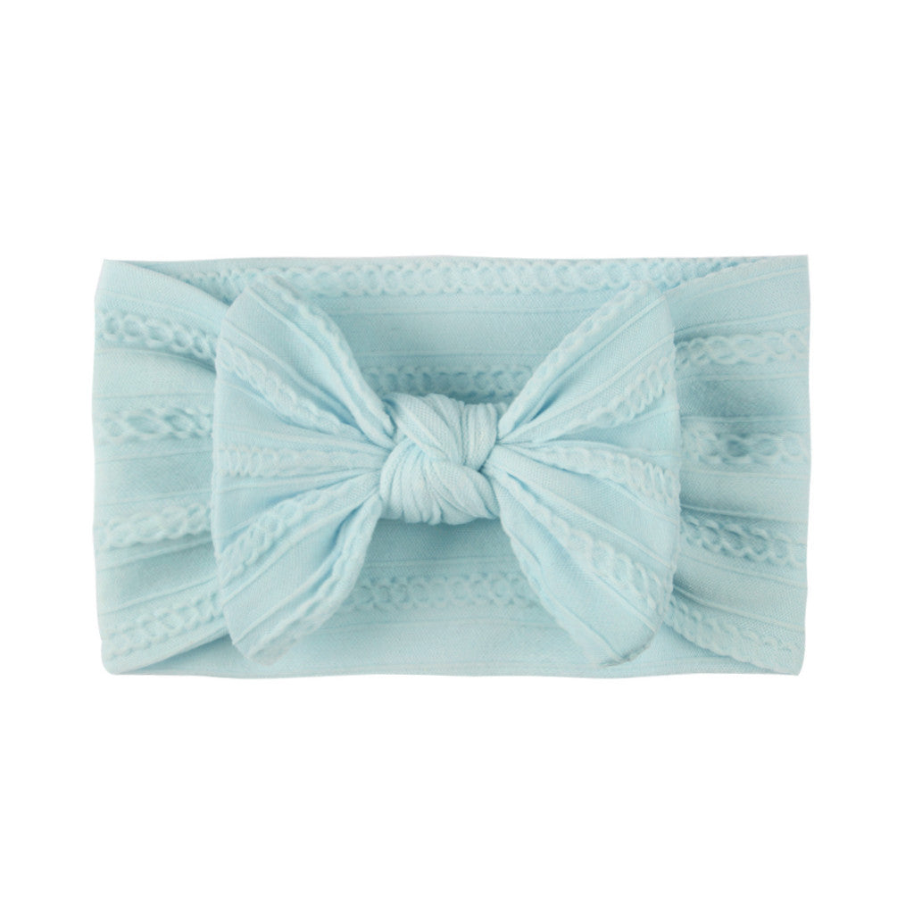 Fashion Solid Color Bow Knot Cloth Hair Band