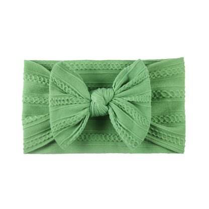 Fashion Solid Color Bow Knot Cloth Hair Band