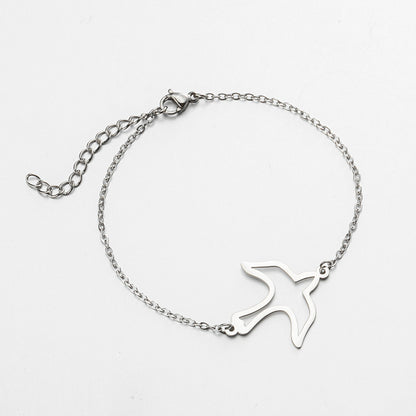 Fashion Animal Stainless Steel Bracelets Plating No Inlaid Stainless Steel Bracelets