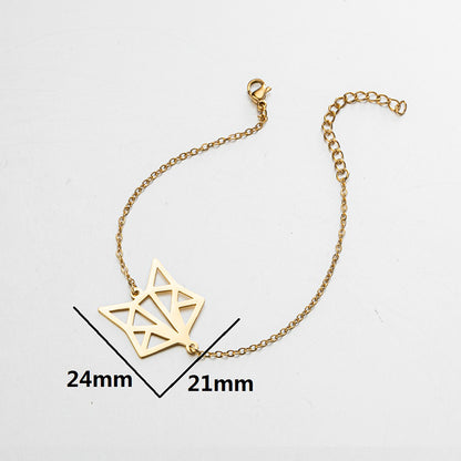 Fashion Animal Stainless Steel Bracelets Plating No Inlaid Stainless Steel Bracelets