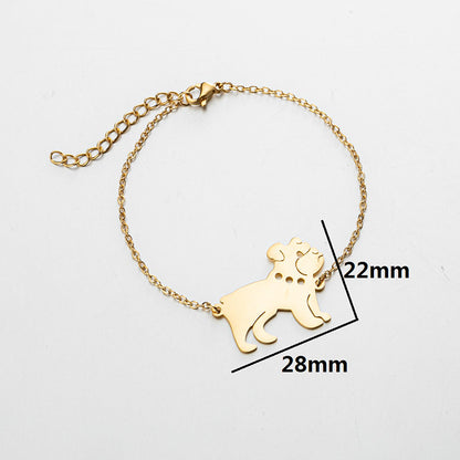 Fashion Animal Stainless Steel Bracelets Plating No Inlaid Stainless Steel Bracelets