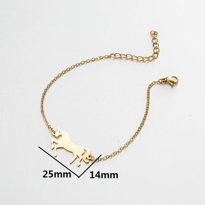 Fashion Animal Stainless Steel Bracelets Plating No Inlaid Stainless Steel Bracelets