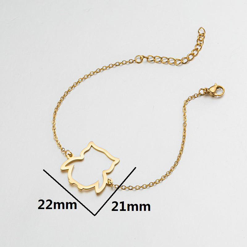 Fashion Animal Stainless Steel Bracelets Plating No Inlaid Stainless Steel Bracelets