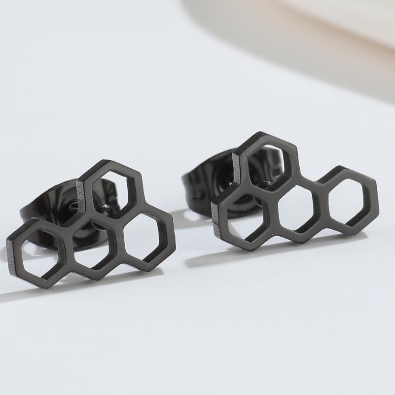 Simple Style Animal Titanium Steel Ear Studs Plating No Inlaid Stainless Steel Earrings