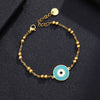 Fashion Eye Stainless Steel Dripping Oil Plating No Inlaid Bracelets