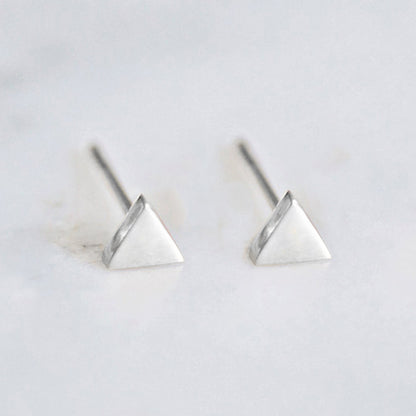 Simple Style Geometric Gold Plated Stainless Steel Ear Studs