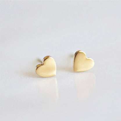 Simple Style Geometric Gold Plated Stainless Steel Ear Studs