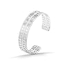 Fashion C Shape Round Stainless Steel Hollow Out Bangle