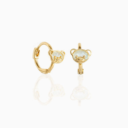 Fashion Animal Brass Zircon Earrings