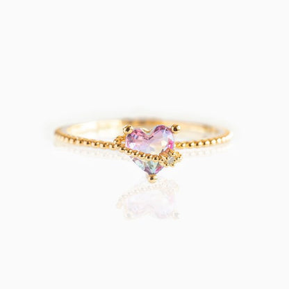 Cute Fruit Bear Alloy Plating Zircon Women's Open Ring