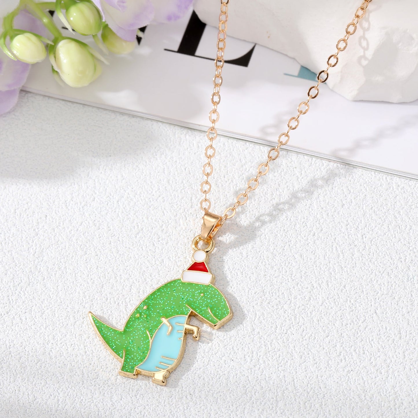 Fashion Dinosaur Alloy Plating Pendant Necklace 1 Piece