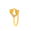 Fashion Star Water Droplets Bow Knot Copper Plating Zircon Nose Studs