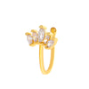 Fashion Star Water Droplets Bow Knot Copper Plating Zircon Nose Studs