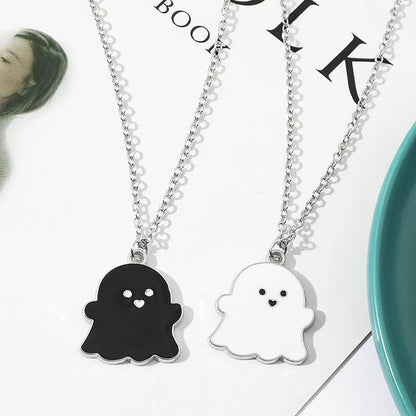 Funny Grimace Alloy Plating Halloween Unisex Pendant Necklace