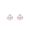 Fashion Devil's Eye Copper Ear Studs Plating Copper Earrings