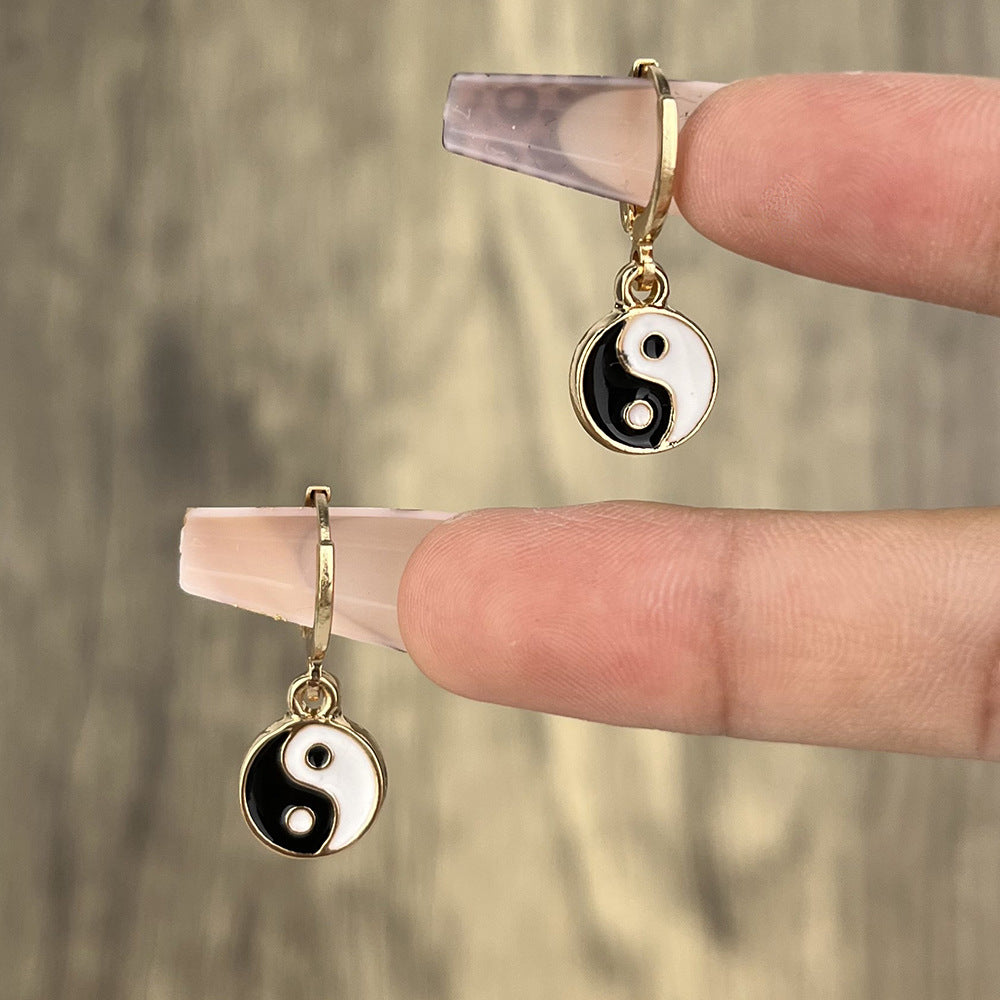 Retro Gossip Alloy Plating Earrings