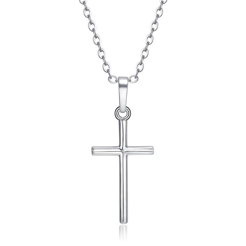 Fashion Cross Alloy Plating Unisex Necklace