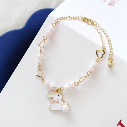 Simple Style Geometric Alloy Plating Bracelets