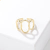 Simple Style Copper Open Ring Plating Copper Rings