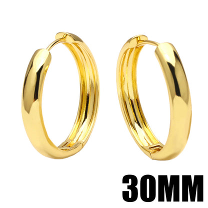 Fashion Geometric Plating Copper 18k Gold Plated Earrings