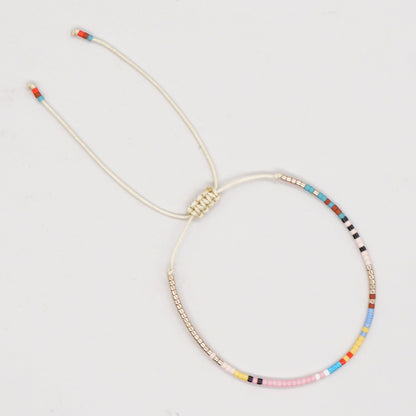 Bohemian Geometric Glass Bracelets