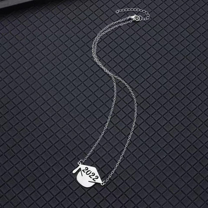 Fashion Number Stainless Steel Pendant Necklace Plating Stainless Steel Necklaces 1 Piece