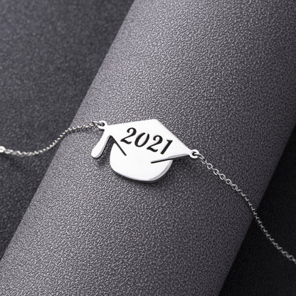 Fashion Number Stainless Steel Pendant Necklace Plating Stainless Steel Necklaces 1 Piece