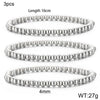 Simple Style Geometric Titanium Steel Bracelets Plating Stainless Steel Bracelets