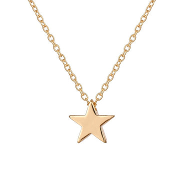 Simple Style Star Alloy Plating Necklace 1 Piece