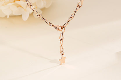 Simple Fashion Temperament Five-pointed Star Necklace Wholesale