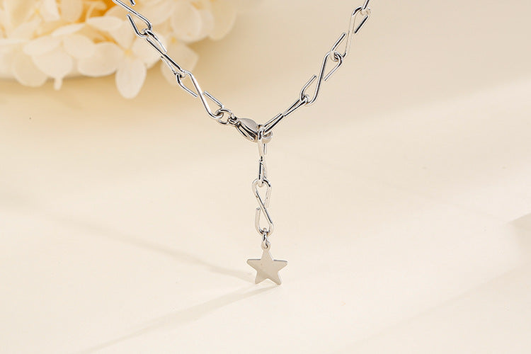 Simple Fashion Temperament Five-pointed Star Necklace Wholesale