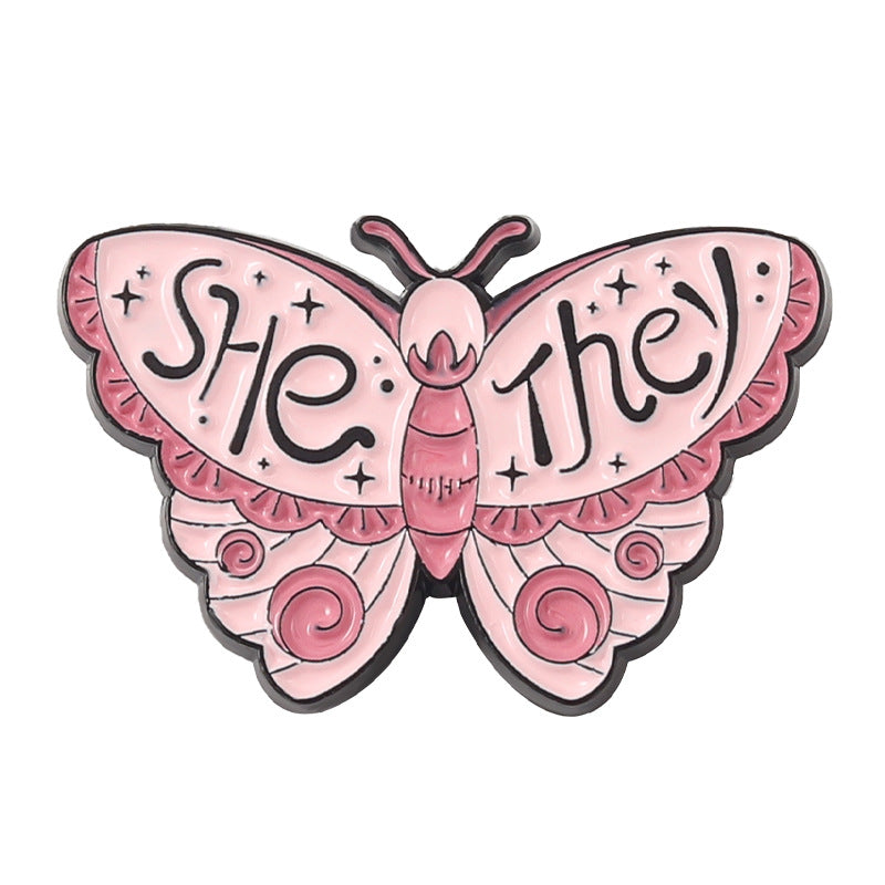 Artistic Butterfly Alloy Plating Unisex Brooches