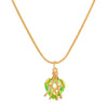 Fashion Heart Shape Copper Necklace Inlay Artificial Diamond Copper Necklaces