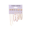 Fashion Geometric Tassel Butterfly Alloy Inlay Artificial Pearls Rhinestones Earrings