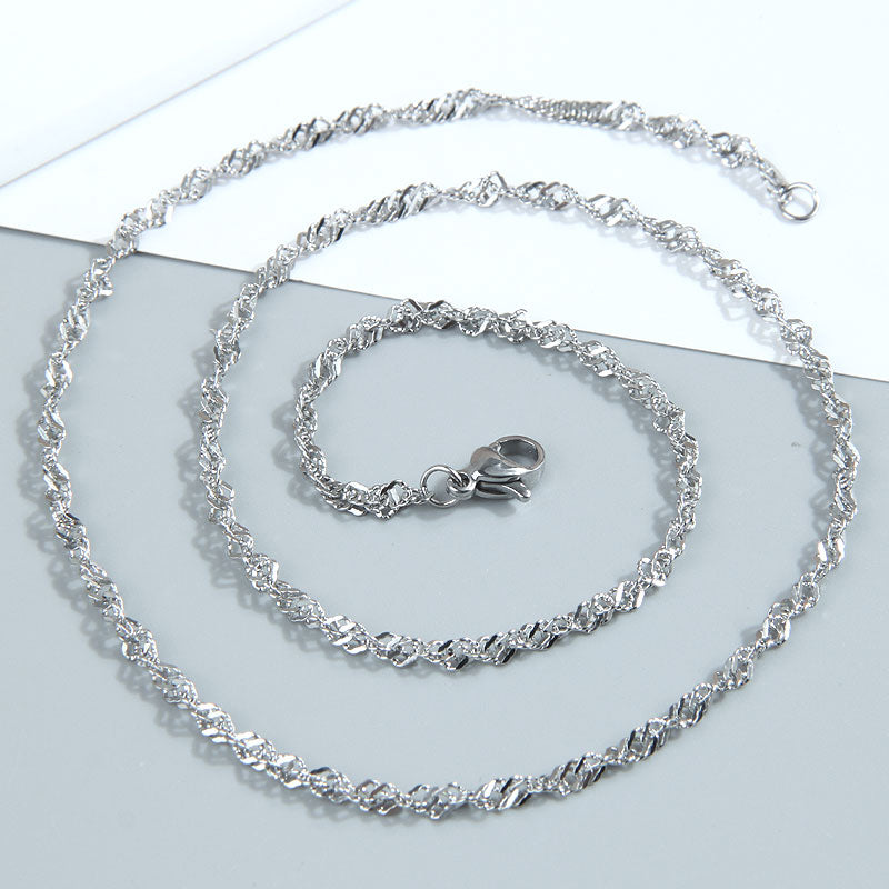 Fashion Geometric Stainless Steel Necklace