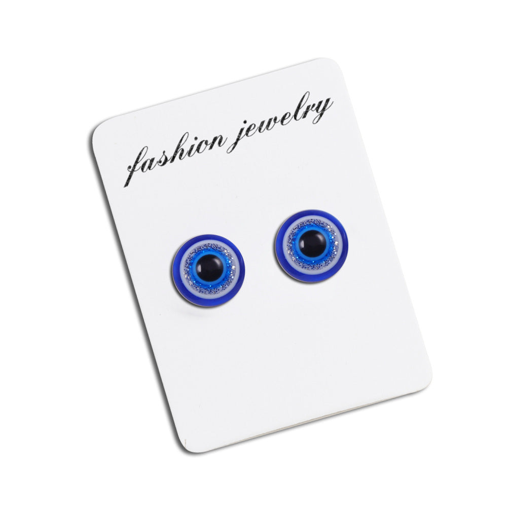 Fashion Eye Resin Ear Studs 1 Pair