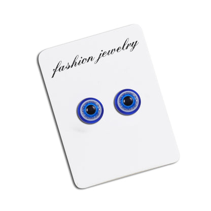 Fashion Eye Resin Ear Studs 1 Pair