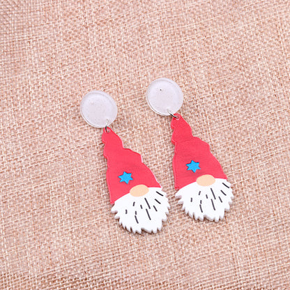 Cartoon Style Geometric Arylic Earrings